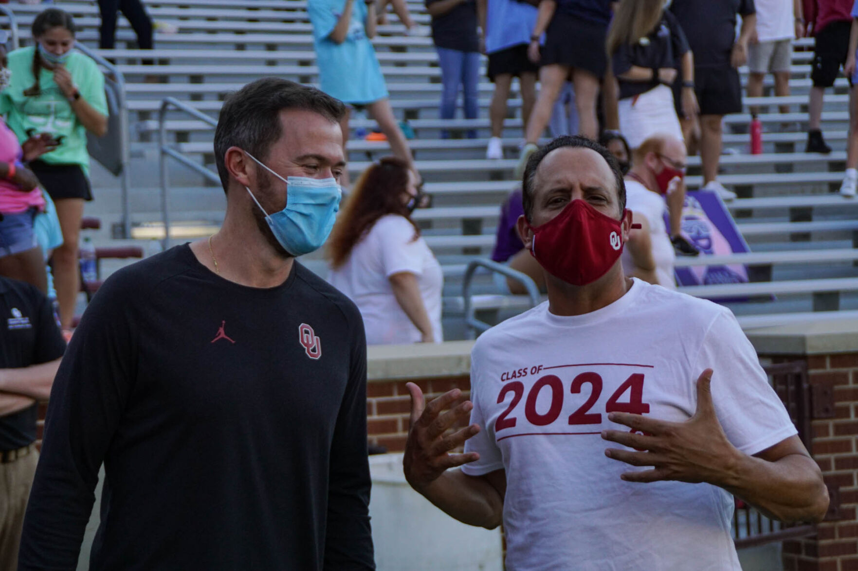 Lincoln Riley and Joseph Harroz